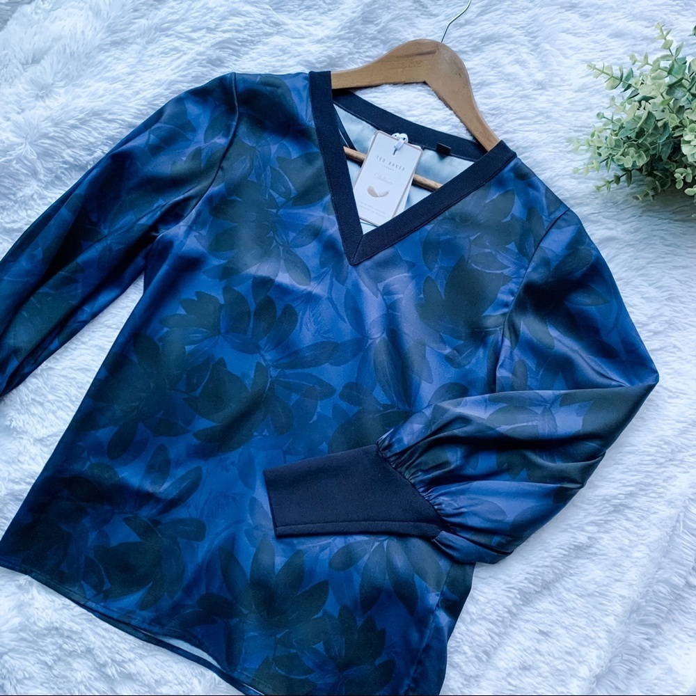 Navy Blue Women's Top - Picture 6 of 15